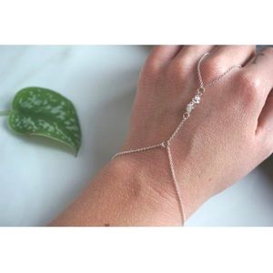 Made to Order: Herkimer Diamond Hand Chain Jewelry